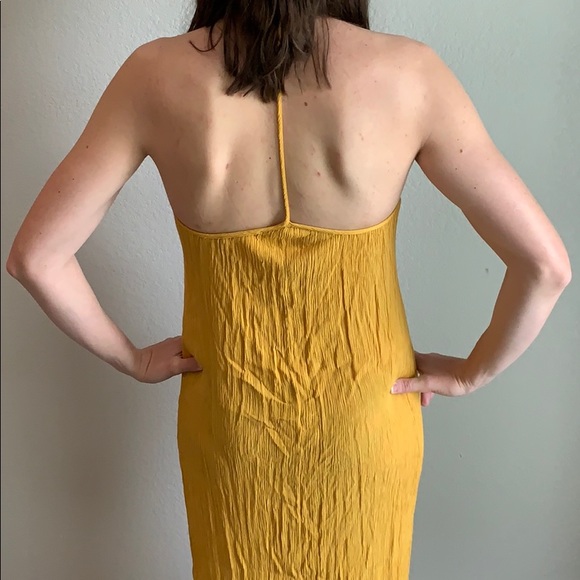 Yellow mustard maxi dress - Picture 3 of 8